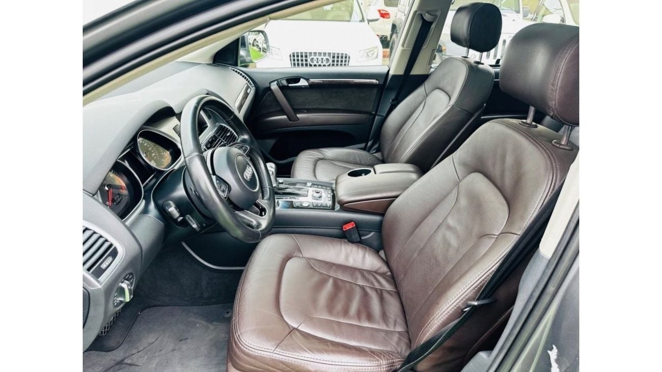 Audi Q7 FSI quattro S-Line MODEL 2014 GCC CAR PERFECT CONDITION INSIDE AND OUTSIDE