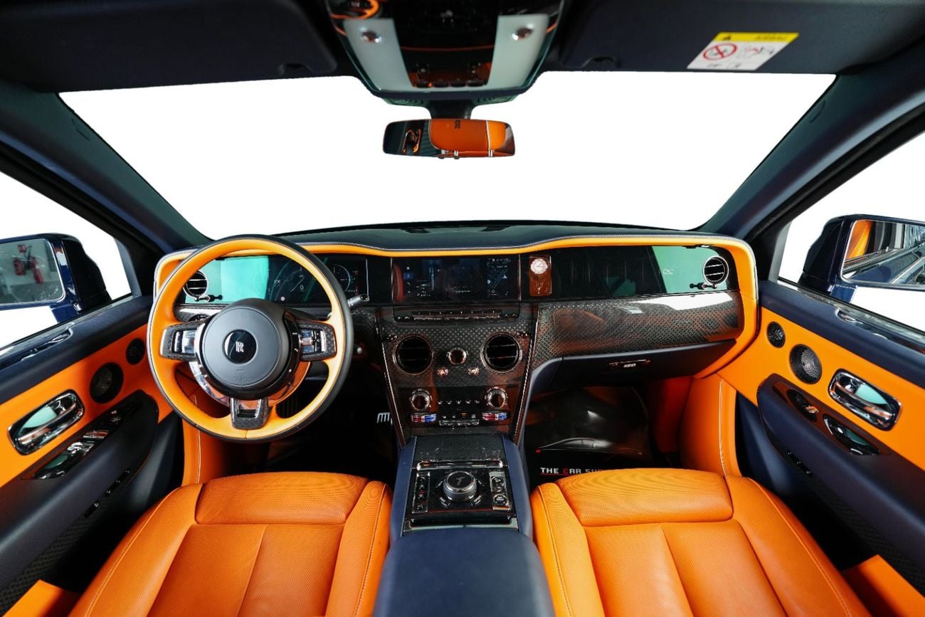 Rolls Royce Cullinan BLACK BADGE Series II Black Badge-GCC-AGMC Warranty & Service Contract-VIP Seats-Mandarin Interior
