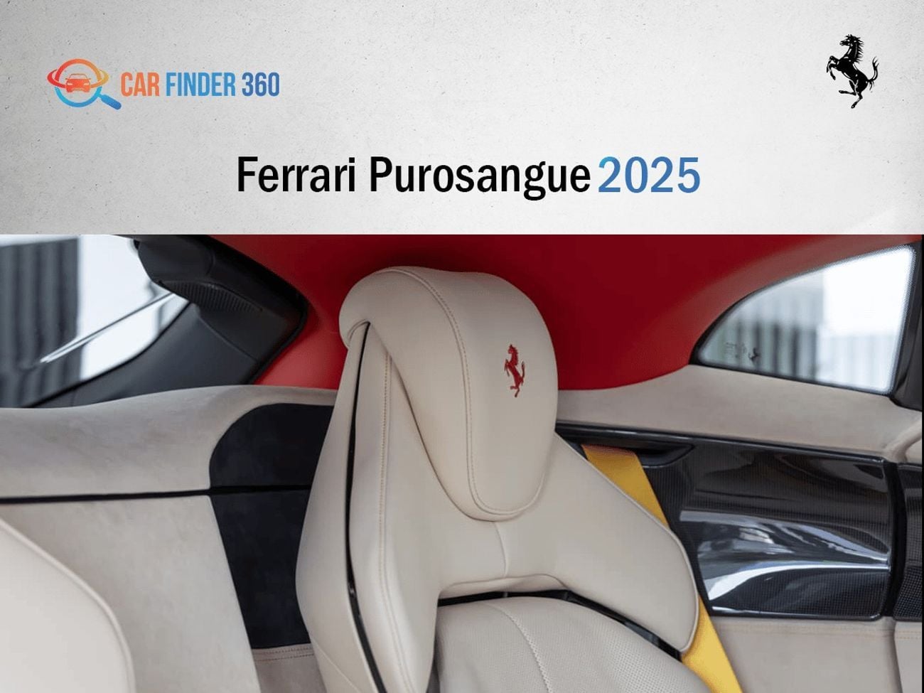 فيراري بوروسانجوي Ferrari Purosangue 2025 (Export Only)