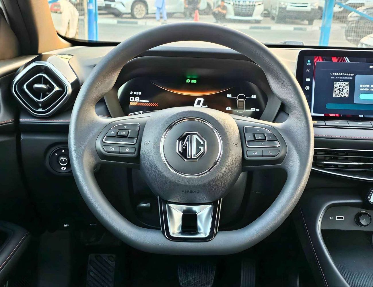 أم جي 5 180DVVT LUXURY / 1.5L PETROL / SUNROOF / LEATHER SEATS / FRONT & REAR CAMERA / CODE#MG5GF