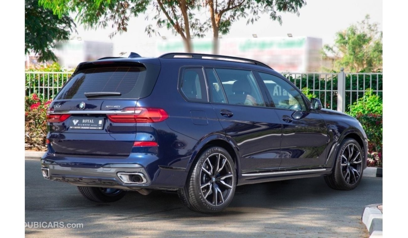 بي أم دبليو X7 40i M سبورت بريميوم BMW X7 40i X Driver M kit 2020 GCC Under Warranty Free of Accident