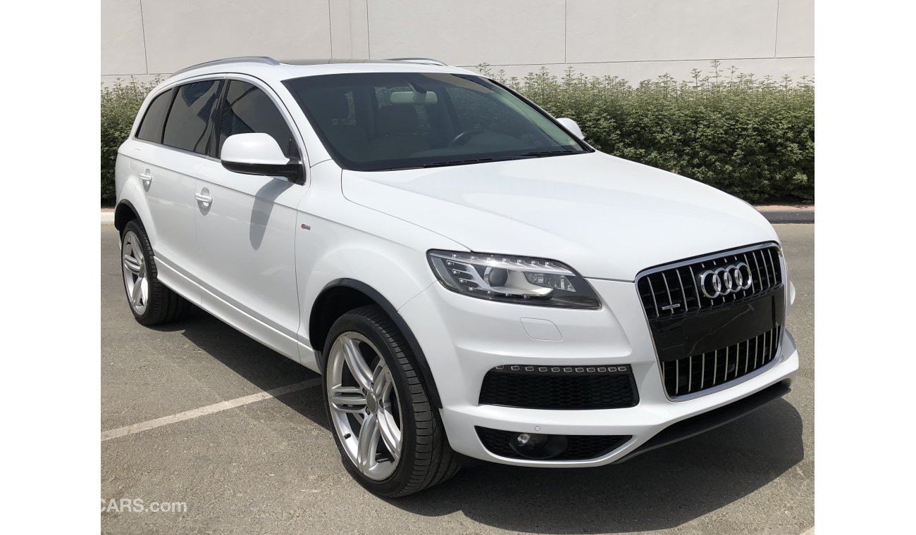 Audi Q7 S-LINE QUATTRO ONLY 1560X60 MONTHLY V6 4X4 MAINTAINED BY AGENCY UNLIMITED KM WARRANTY