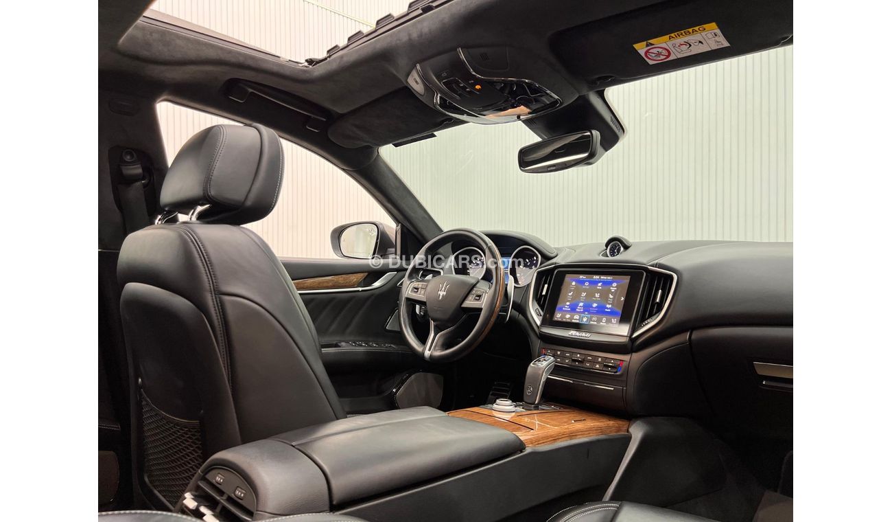 Maserati Ghibli 2019 Maserati Ghibli GranLusso, Warranty, Full Maserati Service History, Excellent Condition, GCC