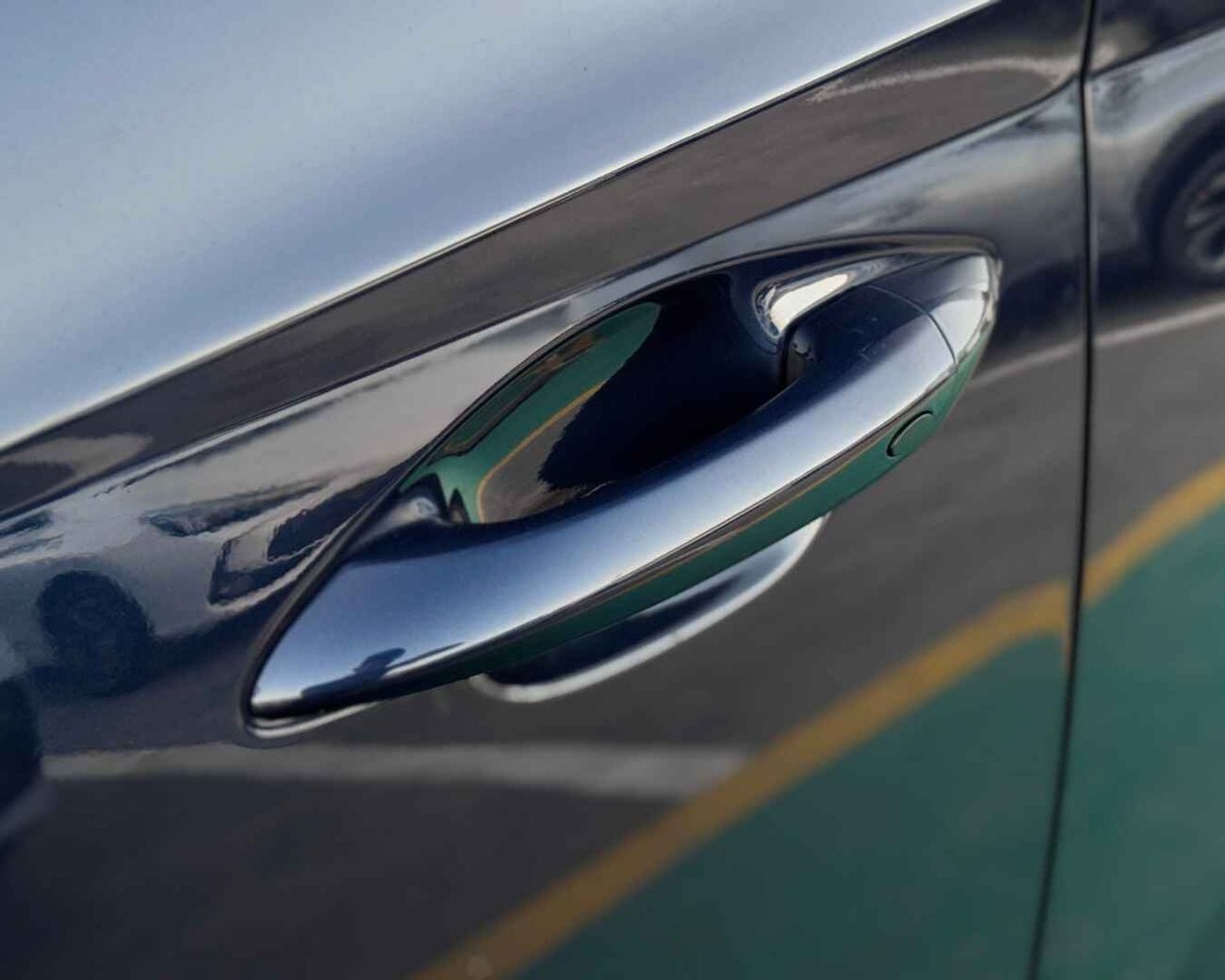 هيونداي توسون HYUNDAI TUCSON 1.6T - 2027 MODEL - GCC SPECS - DARK BLUE COLOR