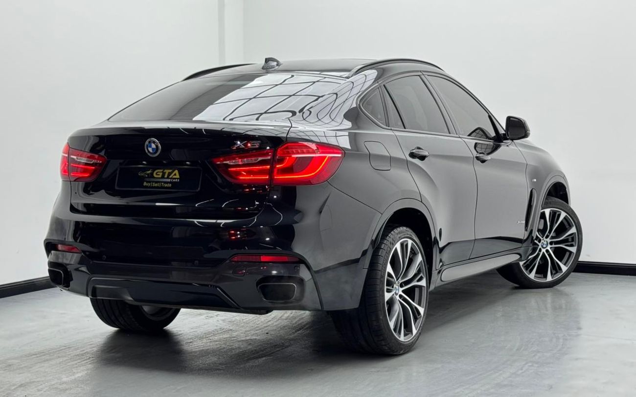 BMW X6 50i M Sport 4.4L 2018 BMW X6 xDrive50i M-Sport, 2028 BMW Service Contract, BMW Service History, GCC