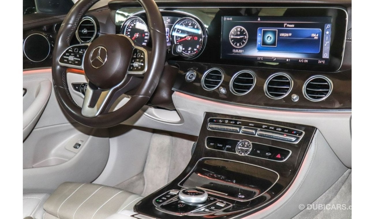 مرسيدس بنز E 200 Mercedes Benz E200 2019 GCC under Warranty with Zero Down-Payment.