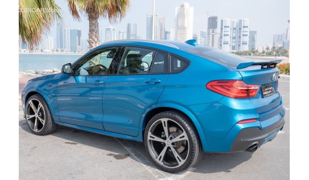 بي أم دبليو X4 BMW X4 M40i خليجي بحالة ممتازة موديل 2017 ،لون مميز 6 سلندر