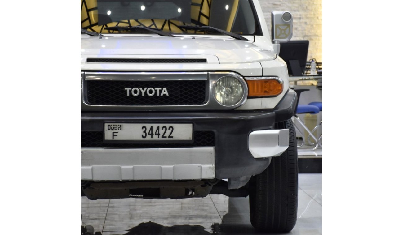 Toyota FJ Cruiser EXCELLENT DEAL for our Toyota FJ Cruiser ( 2010 Model ) in White Color GCC Specs