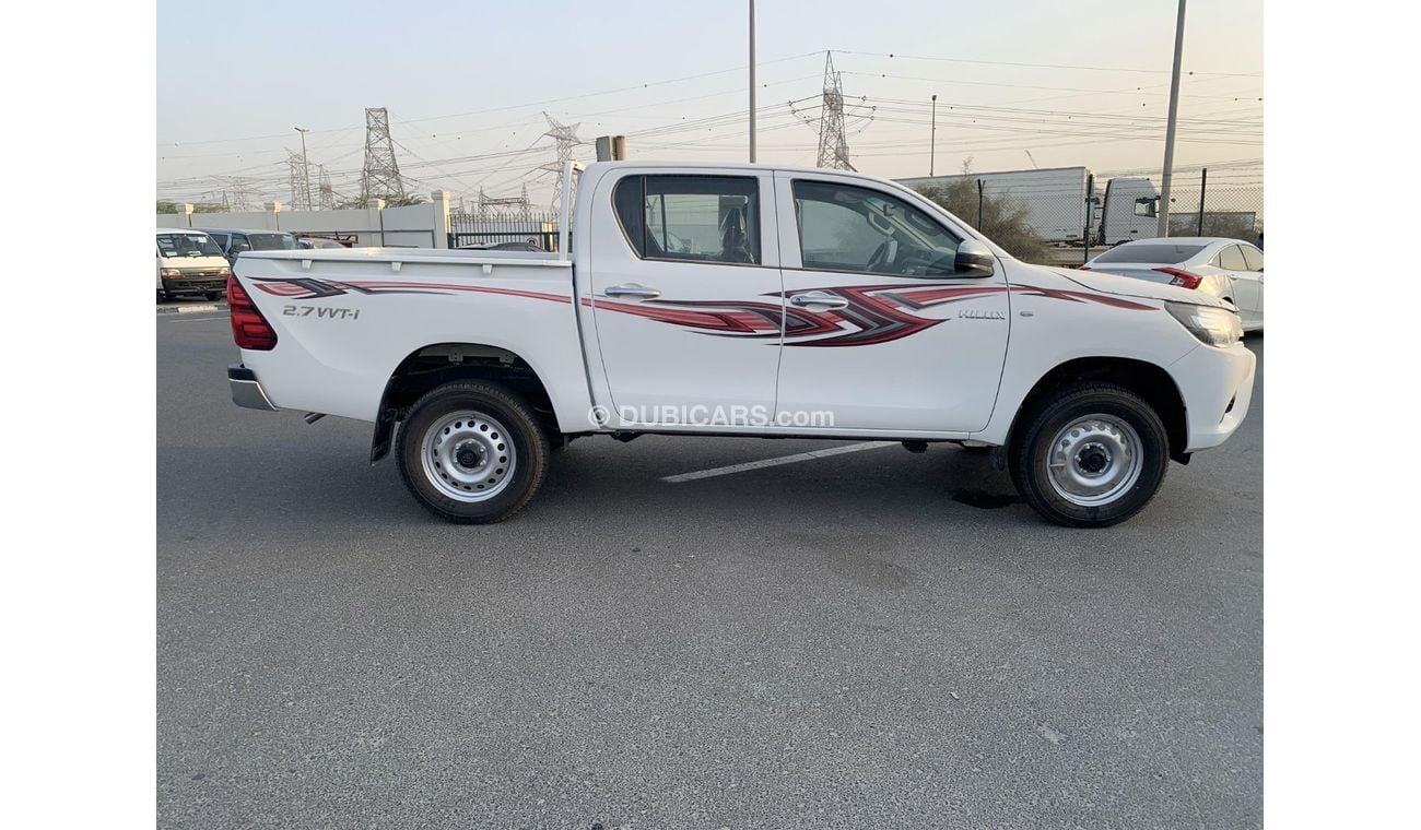 Toyota Hilux TOYOTA HILUX 2.7L PETROL PICK-UP 4WD 4DOORS MODEL 2023  WHITE COLOR