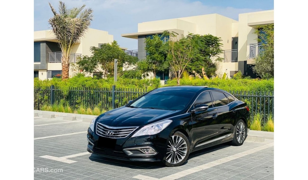 Hyundai Azera 915/- P.M || HYUNDAI AZERA || GCC || 0% D.P || FSH || Panoramic Roof|| Top of Line