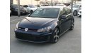 Volkswagen Golf Golf GTi model 2014 GCC car prefect condition full option panoramic roof leather seats back camera b