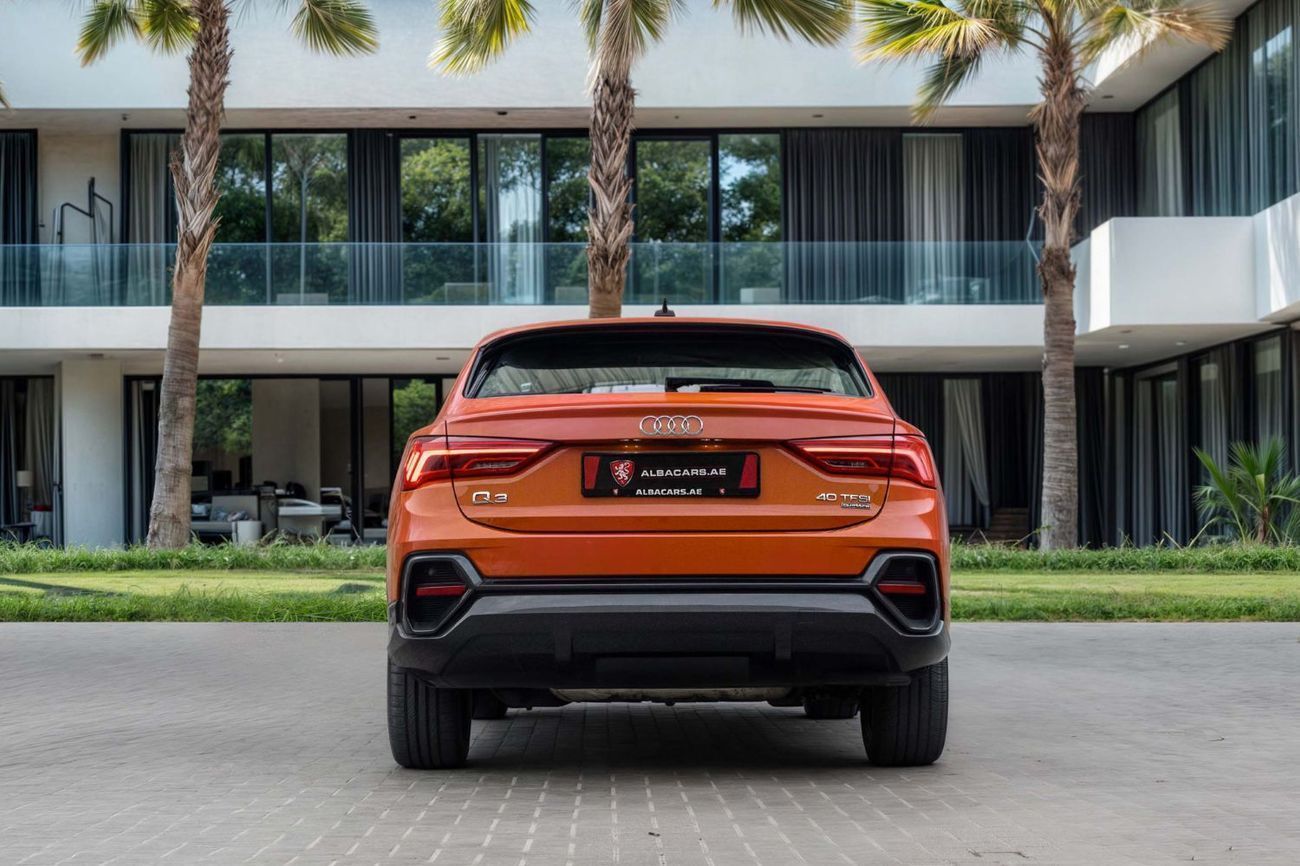 أودي Q3 2,344 P.M | 0% Downpayment | Audi Q3 Sportback 40TSFI Quattro | Audi Warranty!