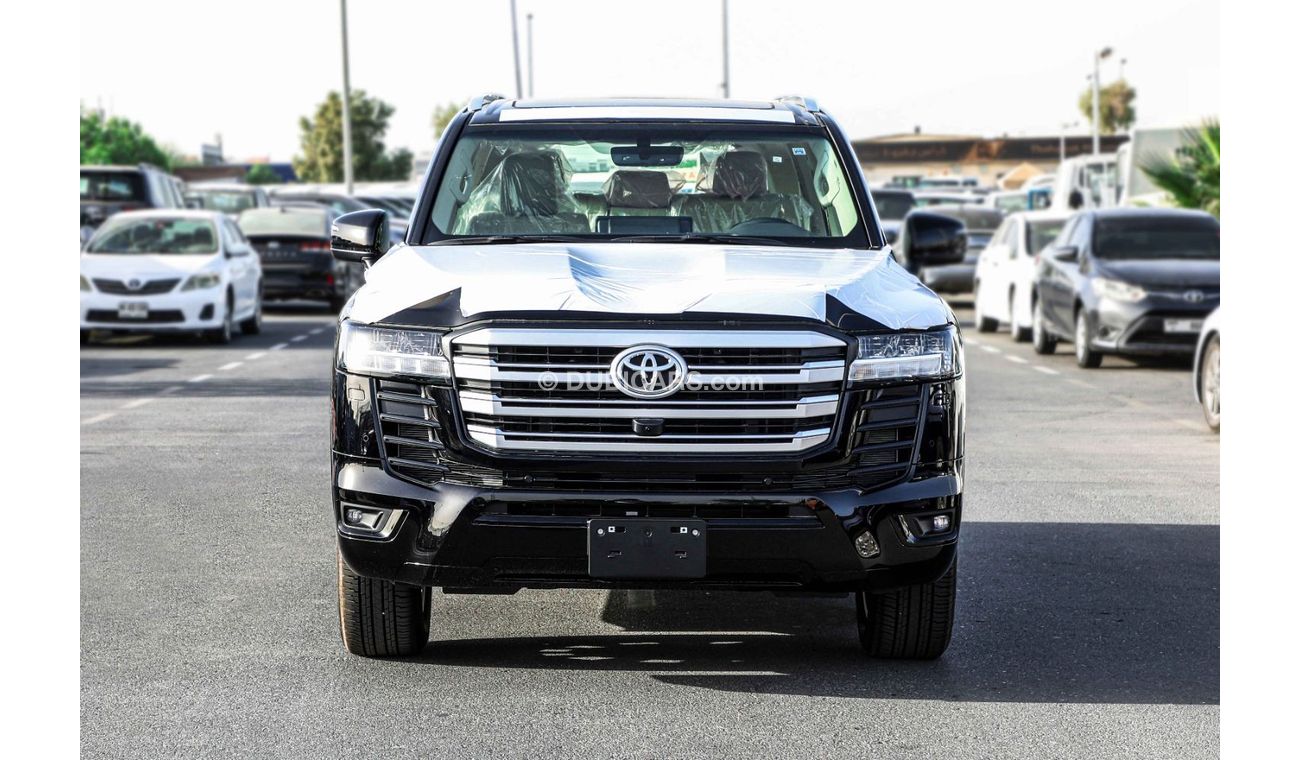 Toyota Land Cruiser 2022 Toyota LC300 3.3 Twin Turbo GXR 20" Alloy Diesel AT - Black inside beige