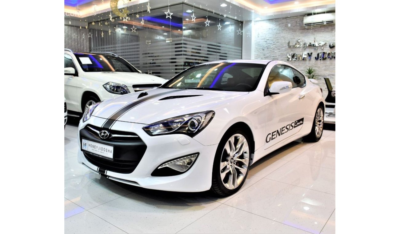 هيونداي جينيسس ORIGINAL PAINT & VERY LOW MILEAGE 19,000KM! Hyundai Genesis Coupe 3.8 2016 Model!! in White Color! G