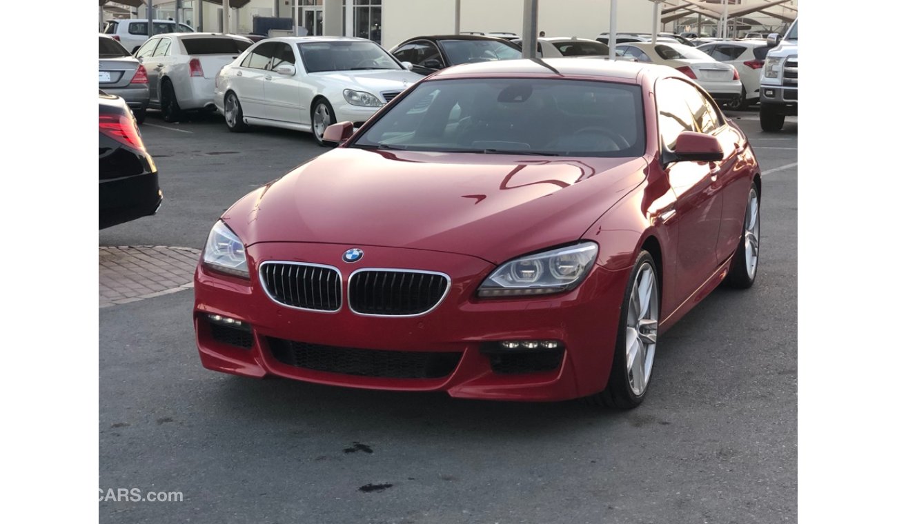 BMW 640i Bmw 640 model 2013 GCC car prefect condition full option low mileage panoramic roof leather seats ba