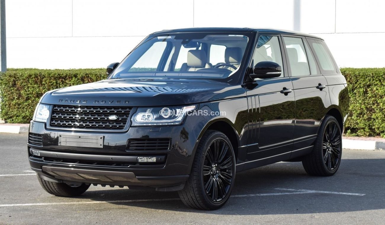 Range Rover 2016 Black Side Used Land Rover Range Rover Black Edition 2016 for sale in Dubai - 399845