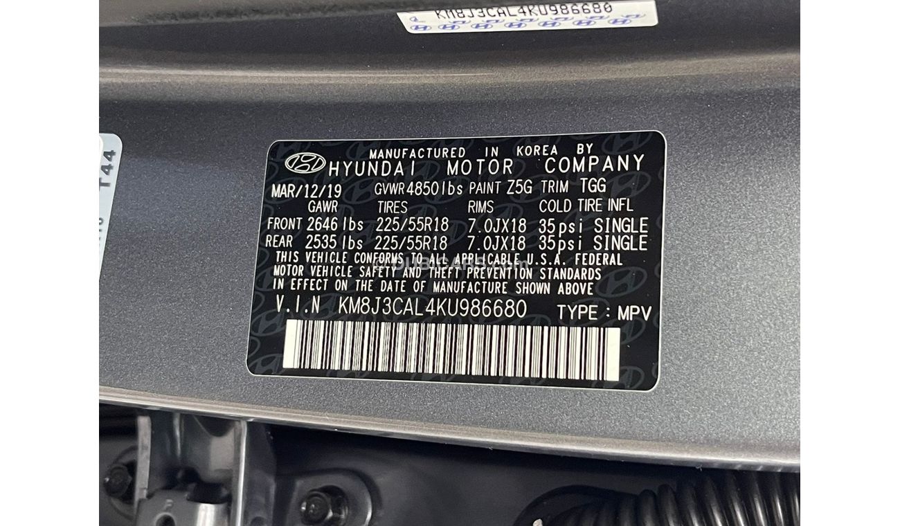 هيونداي توسون 2019 HYUNDAI TUCSON 4x4 IMPORTED FROM USA