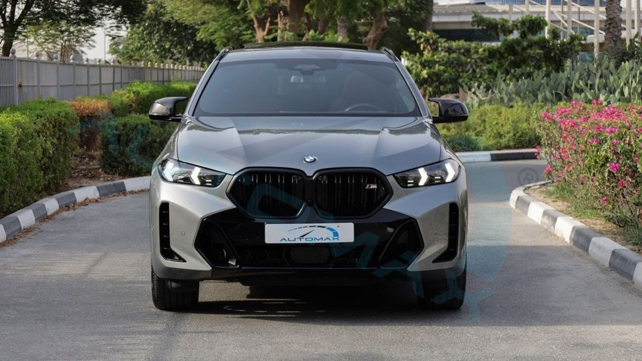 بي أم دبليو X6 XDRIVE 60i M SPORT 4.4L V8 AWD 2025 GCC 7000Km With 5 Years Warranty & Service @Official Dealer