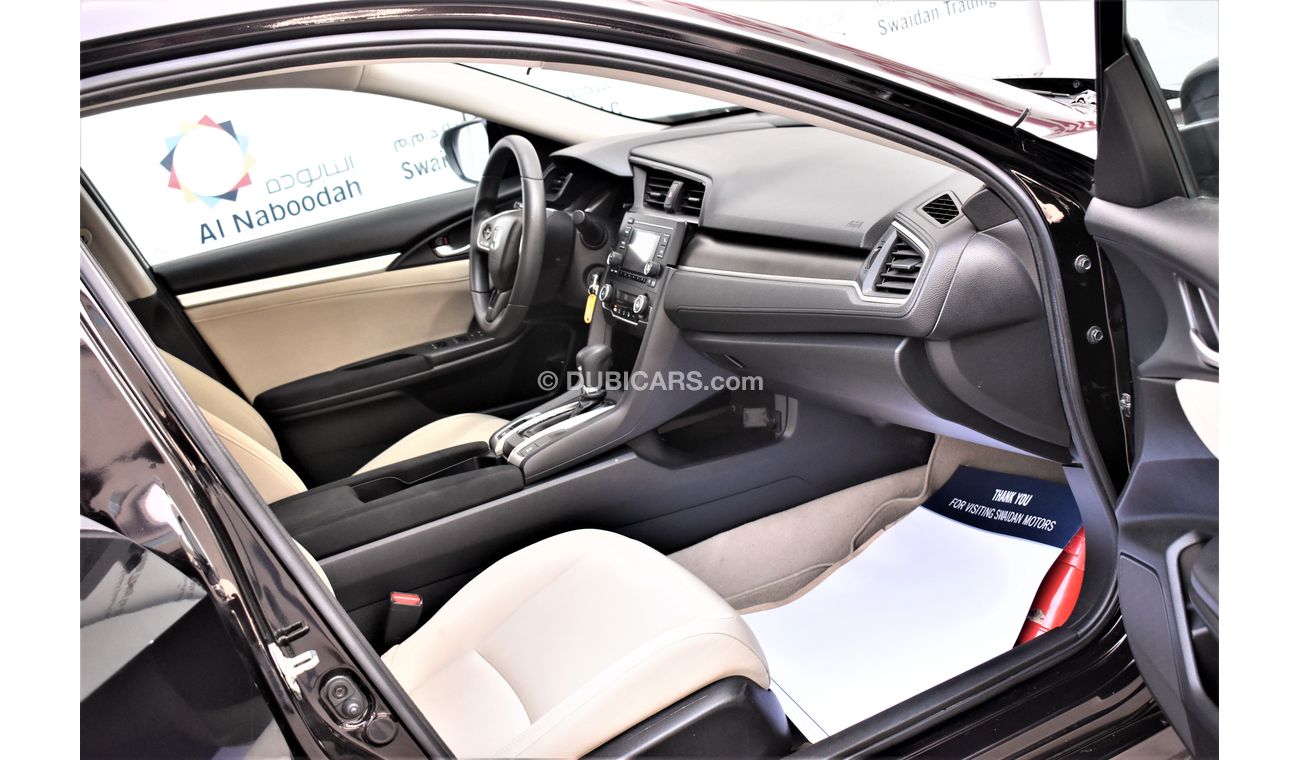 Honda Civic AED 1089 PM DX1.6L GCC DEALER WARRANTY