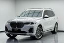 BMW X7 XDrive50i 4.4L 2019 2019 BMW X7 xDrive50i Individual, 2025 BMW Warranty + Service Package, Full Opti