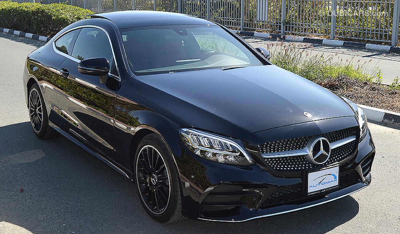 Mercedes-Benz C 300 Coupe 2019 AMG, 2.0L Inline-4 Engine, GCC, 0km with 3 Years or 100,000km Warranty