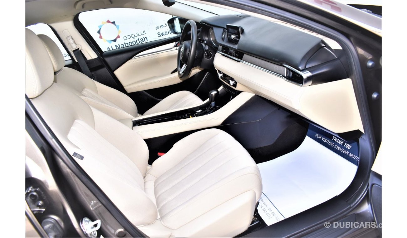 Mazda 6 AED 1311 PM | 2.5L S GCC DEALER WARRANTY