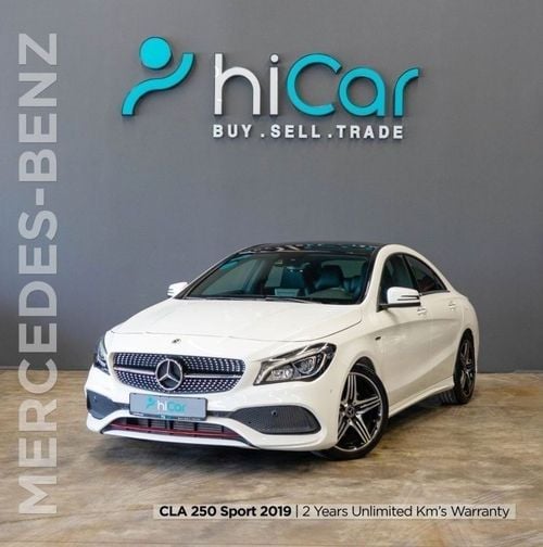 Mercedes-Benz CLA 250 Sport AED 1,706 pm • 0% Downpayment • AMG • 2 Years Warranty