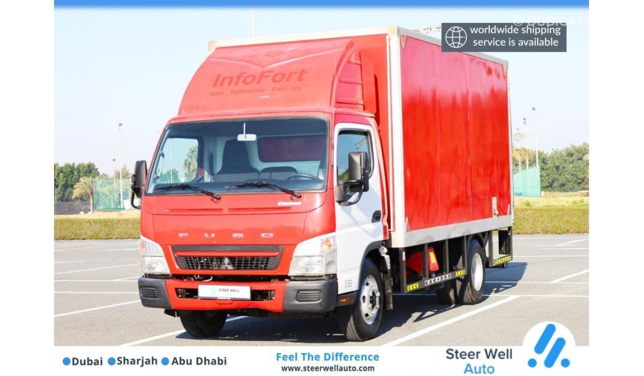 Mitsubishi Canter Short Chassis | Insulated Box with Cargo Lift | Excellent Condition | GCC