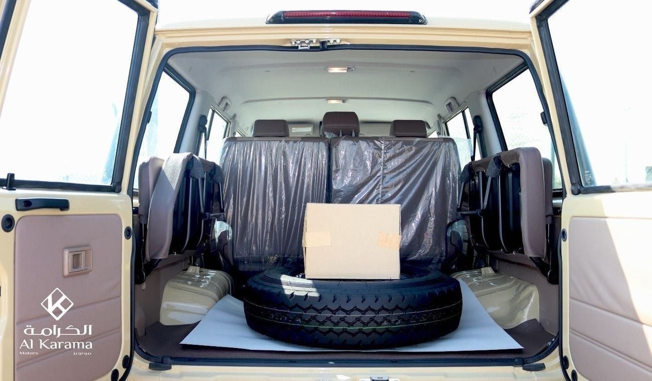 تويوتا لاند كروزر 70 تويوتا لاند كروزر ٧٦ هارد توب | ديزل ٤٫٢ لتر | دفع رباعي يدوي | قفل تفاضلي | ٥ أبواب | ٩ مقاعد فأكثر