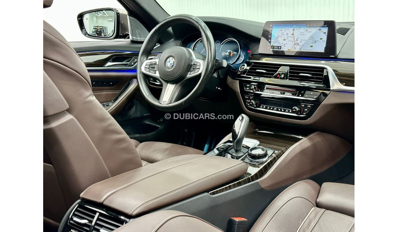 BMW 550i 2018 BMW 550i xDrive M Sport, Sep 2024 BMW Warranty + Service Package, Fully Loaded, GCC