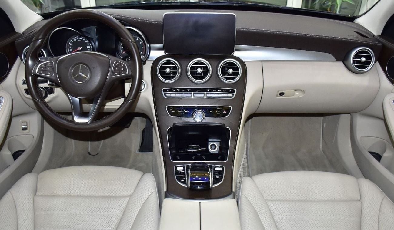Mercedes-Benz C 200 EXCELLENT DEAL for our Mercedes Benz C200 ( 2018 Model ) in Black Color GCC Specs