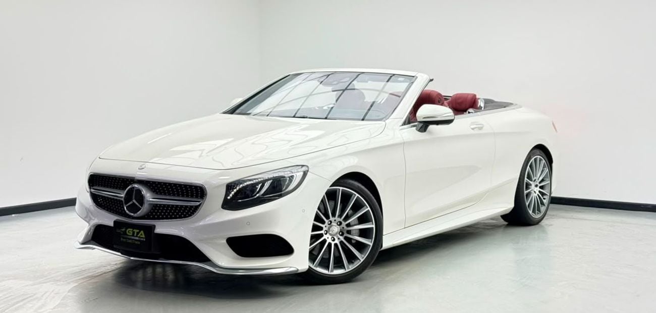 Mercedes Benz S550 STD 2017 Mercedes-Benz S550 Cabriolet, Excellent Condition, Japanese Specs