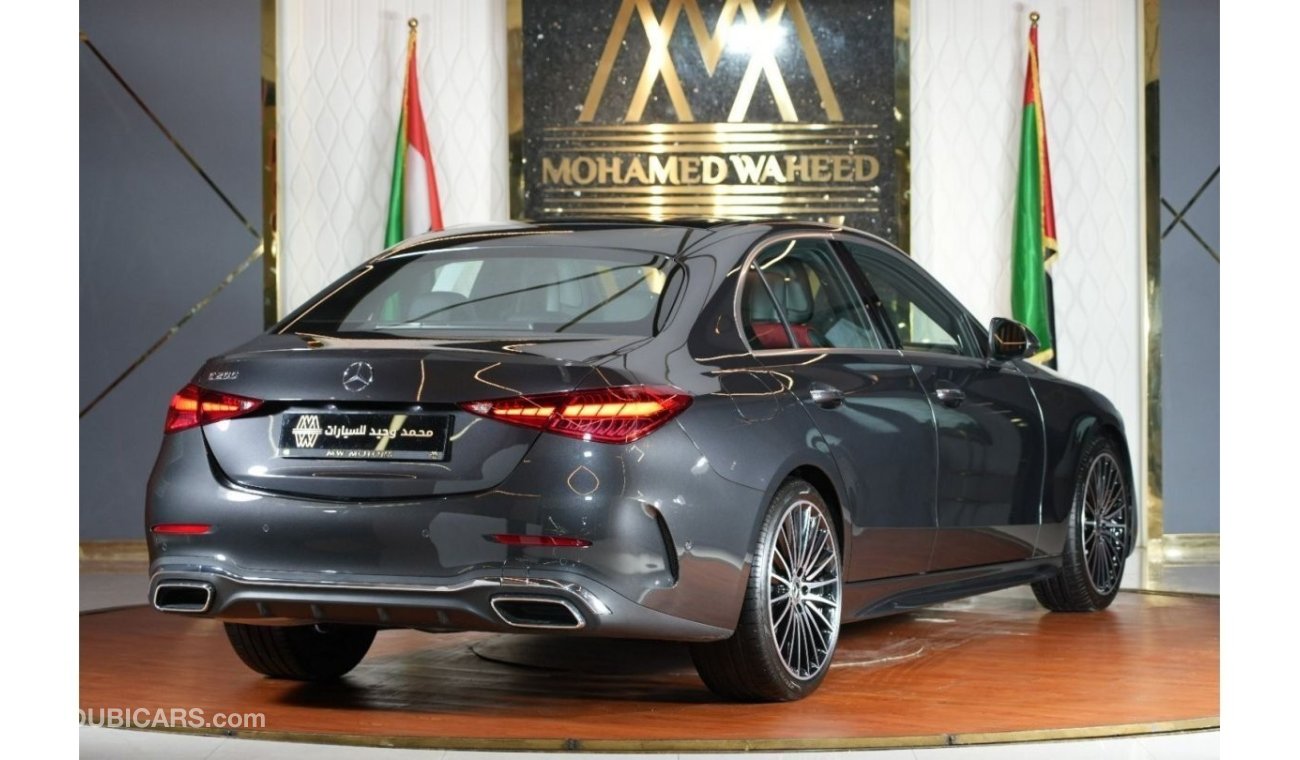 مرسيدس بنز C200 Mercedes-Benz C 200 Premium Plus | 2024 GCC 0km | 5 Years Agency Warranty