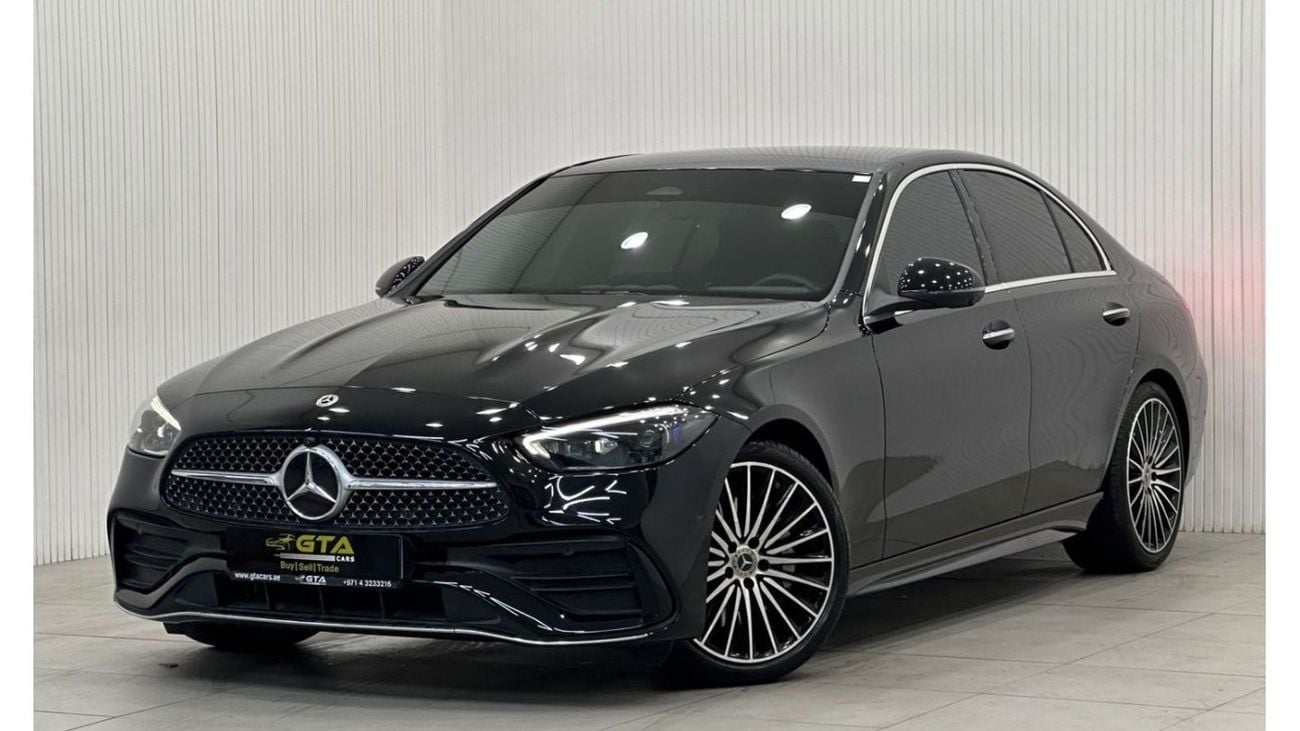 Mercedes-Benz C 200 2024 Mercedes C200 Premium Plus, SEP 2028 Gargash Warranty + Service Contract, GCC