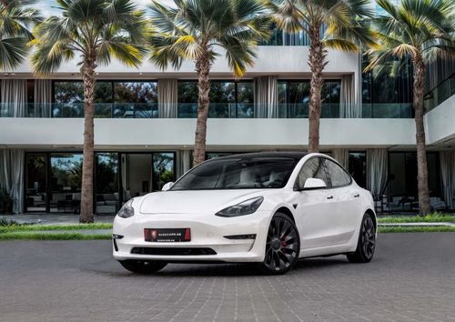 تسلا موديل 3 PERFOMANCE  | 1,919 P.M  | 0% Downpayment | AGENCY WARRANTY!
