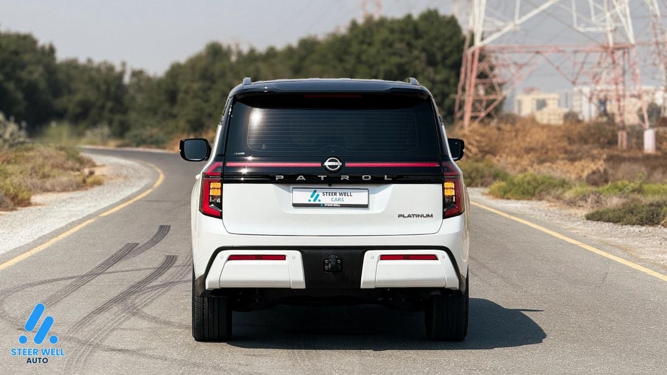 Nissan Patrol LE Titanium 3.5L LE Platinum 3.5 | White/Burgundy | Full Warranty | Luxury SUV