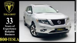 Nissan Pathfinder SV + 4WD + LEATHER SEATS + SUNROOF + KEYLESS + 7 SEATERS +... / GCC / 2014 / WARRANTY / 649 DHS P.M