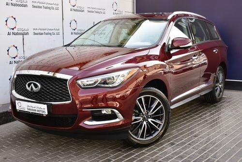 Infiniti QX60 AED 1919 PM | 3.5L LUXURY V6 AWD GCC WITH DEALER WARRANTY