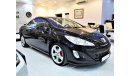 Peugeot 308 CONVERTIBLE Peugeot 308 TURBO CC 2011 Model!! in Black Color! GCC Specs