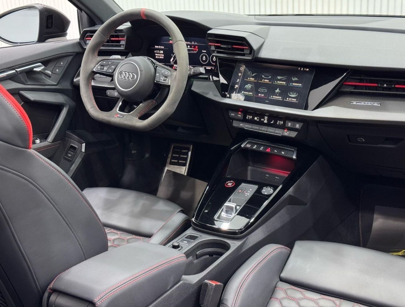 أودي RS3 TFSI quattro 2.5L Sportback 2022 Audi RS3 Quattro, 2028 Audi Warranty + Service Pack, Full Options,