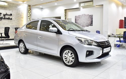 Mitsubishi Attrage EXCELLENT DEAL for our Mitsubishi Attrage ( 2021 Model ) in Silver Color GCC Specs
