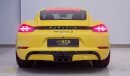 Porsche Cayman S 2017 Porsche Cayman S, Full Service History, GCC