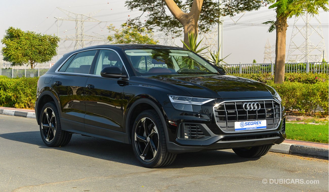 Audi Q8 2020, 3.0L V6, 55TFSI, 0km with 3 years or 100,000km Warranty- الابيض متوفر, جميع الوجهات