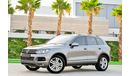 Volkswagen Touareg SEL | 2,299 P.M | 0% Downpayment | Perfect Condition
