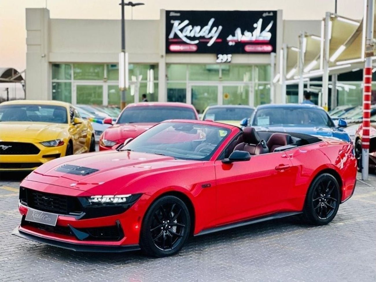 فورد موستانج GT Premium Convertible | Monthly AED 3800/- | 0% DP | Digital Cluster | Active Exhaust | # 04274