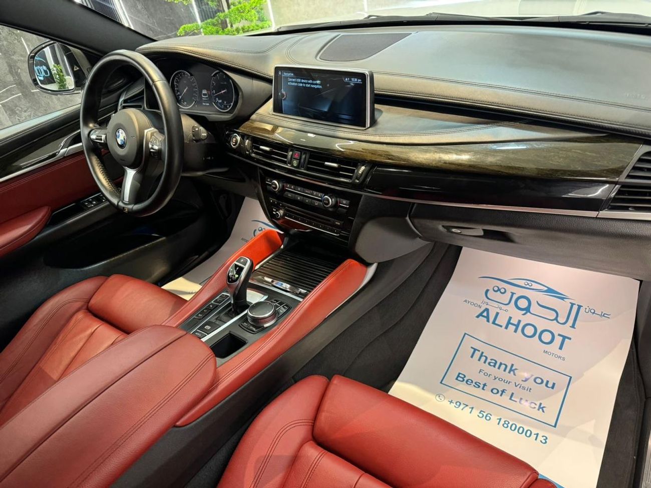 BMW X6 40i Luxury 3.0L LOVELY BMW X6 V6 || TOP RANGE || M_KIT || GCC || LIKE NEW || SCREENS II LOW MILEAGE