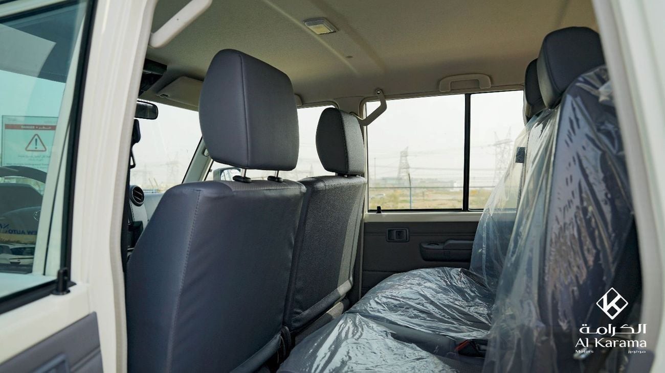 تويوتا لاند كروزر 70 محرك ديزل سعة 4.2 لتر | ناقل حركة يدوي رباعي الدفع | قفل تفاضلي | 5 أبواب | 9 مقاعد فأكثر