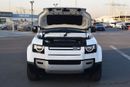 لاند روفر ديفندر 2021Model 2.0 petrol Engine full option tap of the range colour white Transmission Automatic Interio