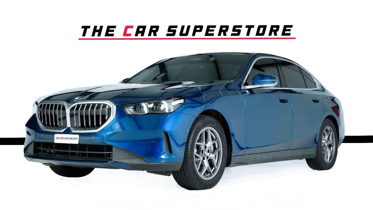 BMW 530i PURE GCC-BMW Warranty service until 2020-FSH With BMW-High Specifications-Metallic Blue
