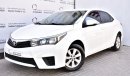 Toyota Corolla 2.0L SE 2015 MODEL GCC SPECS